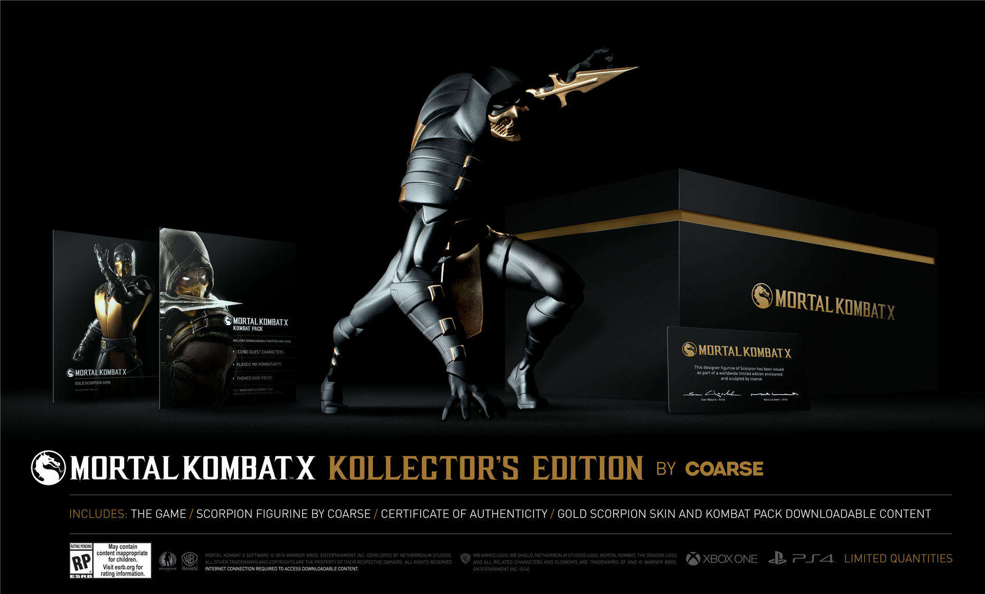 Mortal Kombat X has four different special editions, Kollector's
