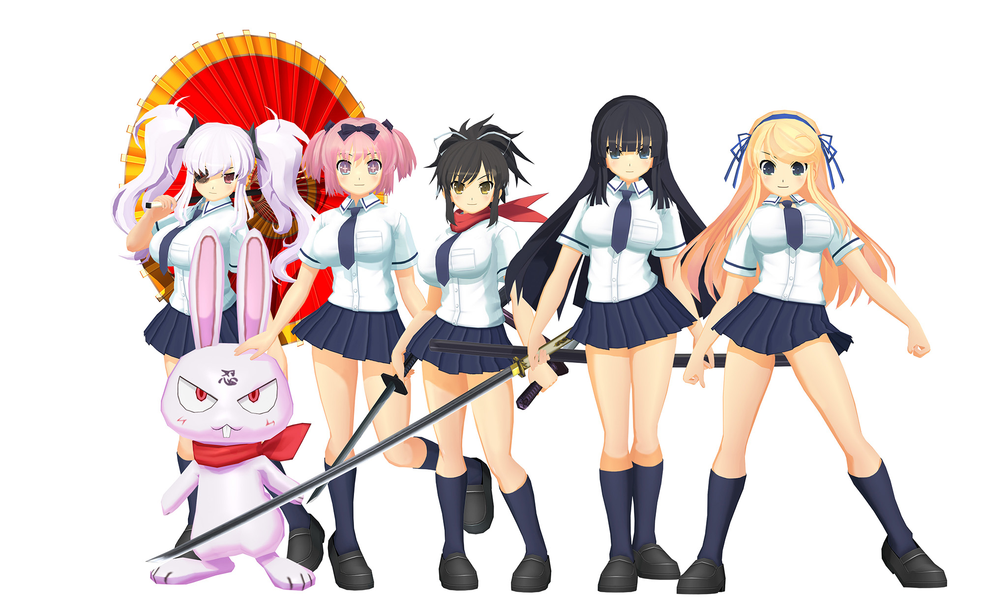 Senran Kagura 2: Deep Crimson Double D Edition Nintedno 3DS 