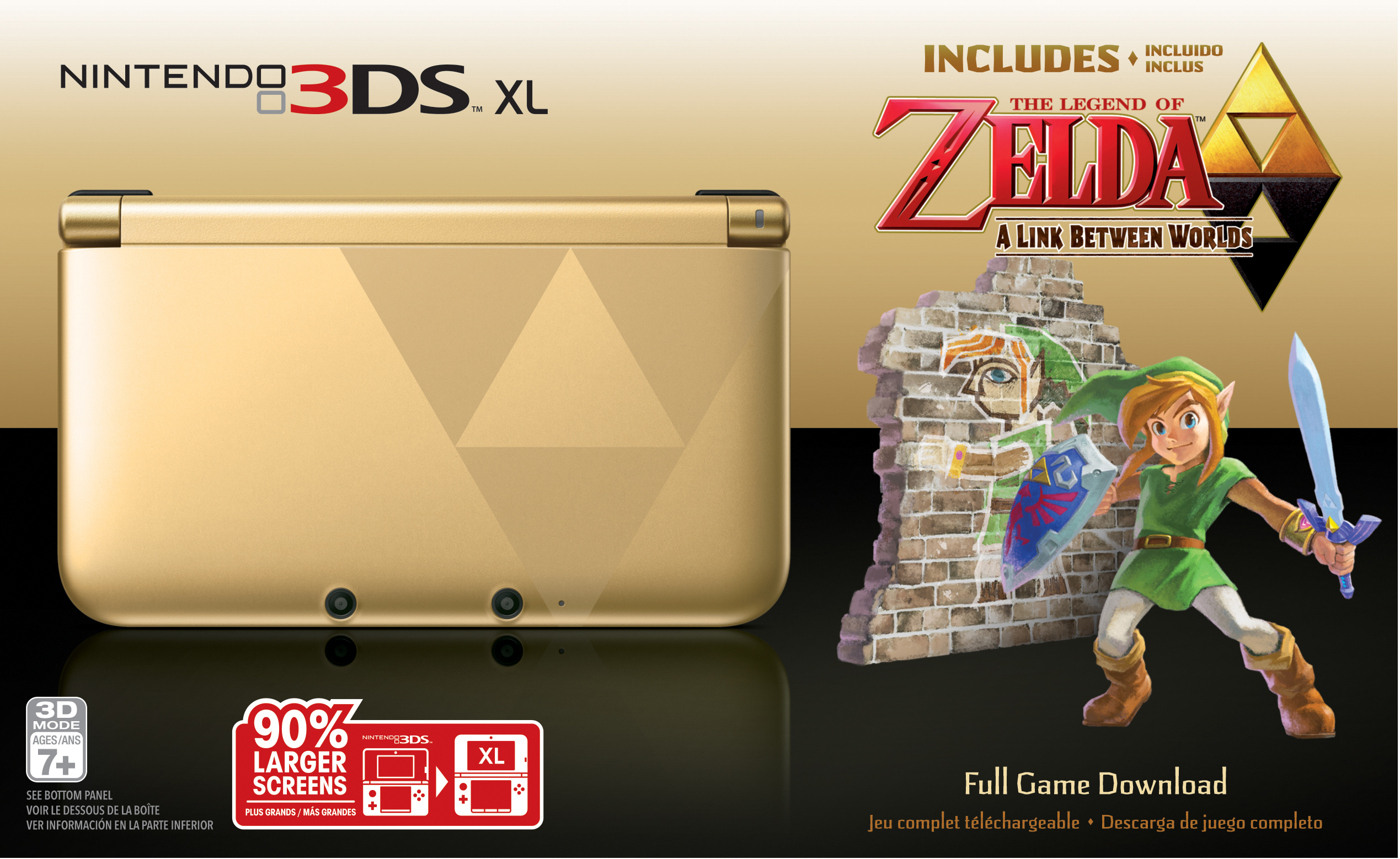 Gold store zelda 3ds