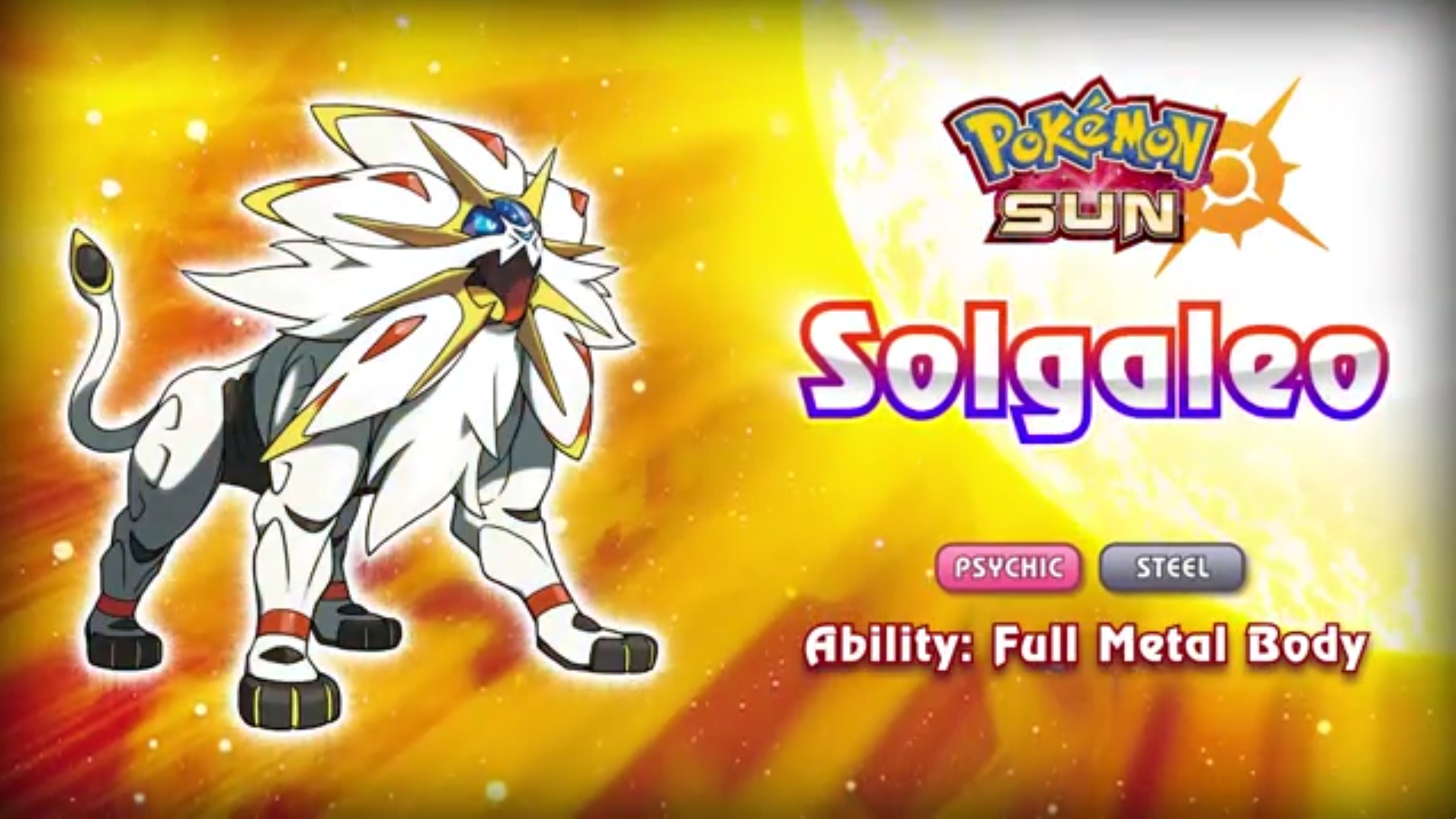 Solgaleo  Pokemon, Pokemon solgaleo, Pokémon species