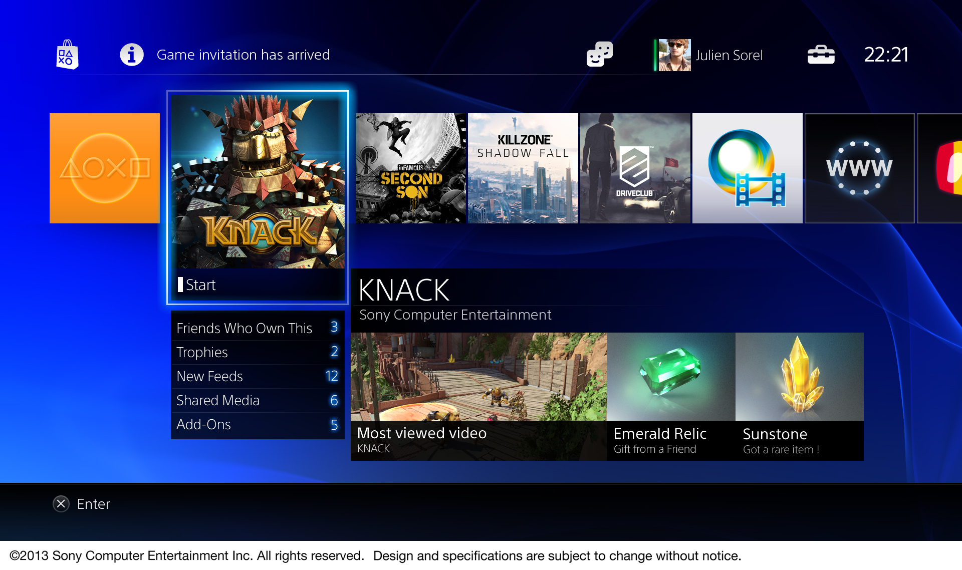 investering markedsføring Smidighed PlayStation 4's user interface screenshots up close and personal - Neoseeker
