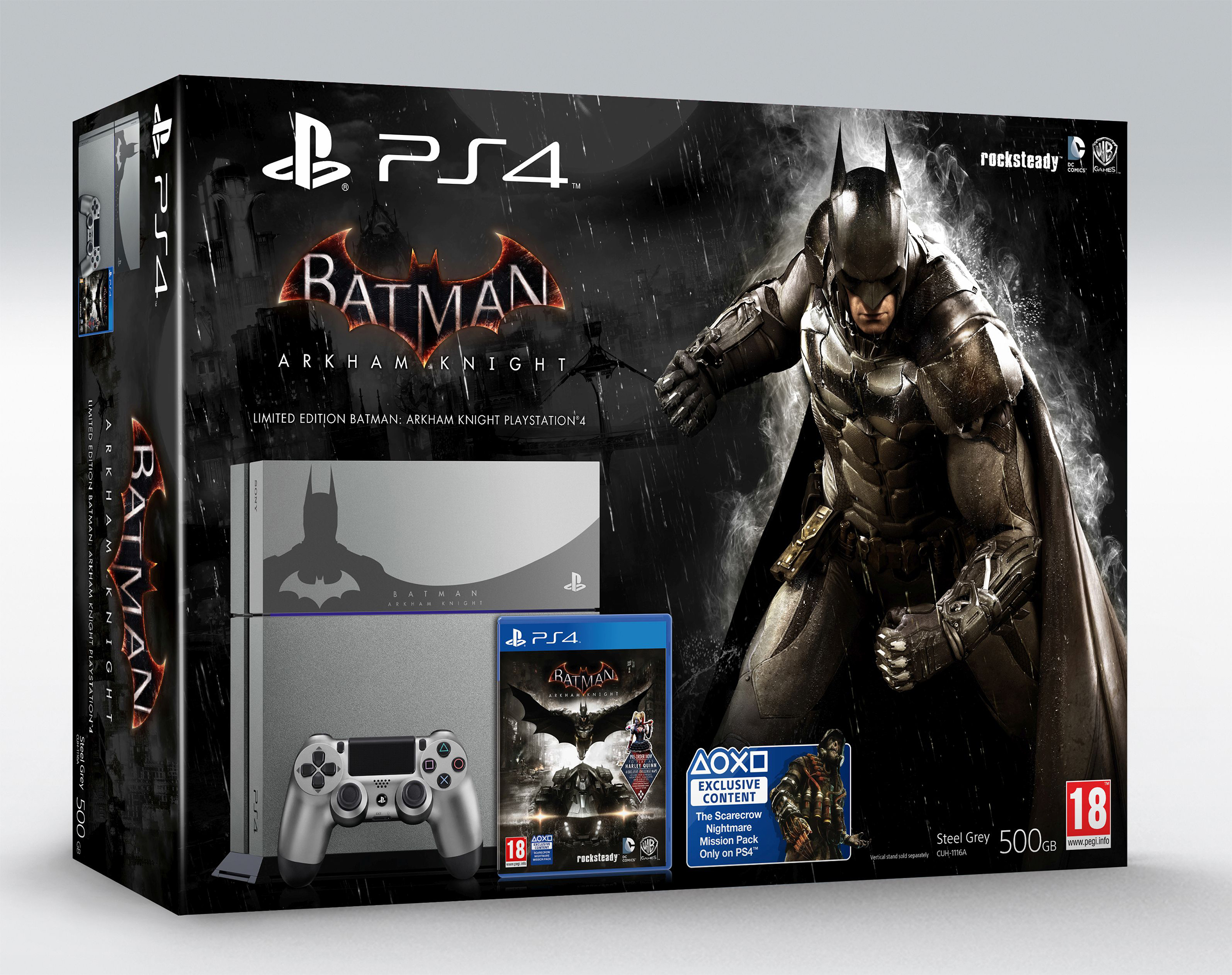 Batman: Arkham Knight PlayStation 4 Limited Edition unveiled, plans for PS4  exclusive Scarecrow DLC - Neoseeker