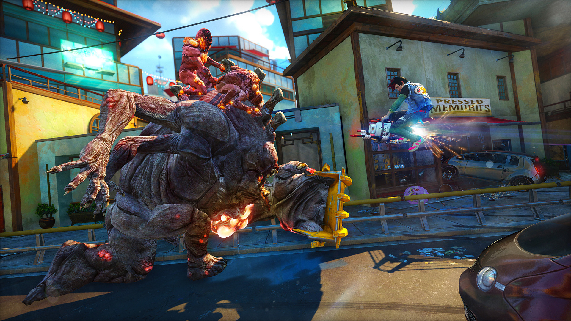 Sunset Overdrive's gameplay debut promises Insomniac brand insanity, soda  mutants and parkour - Neoseeker