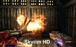 skyrim high resolution texture pack vs mods