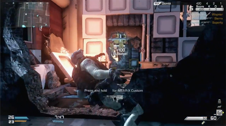 Free Fall Bonus Map Gameplay Trailer - COD: Ghosts