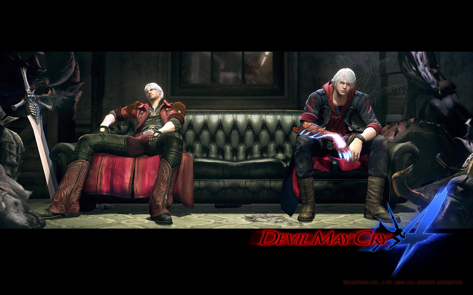 Devil May Cry 4 Nero Vs Dante First Meet (HD) (30fps) 