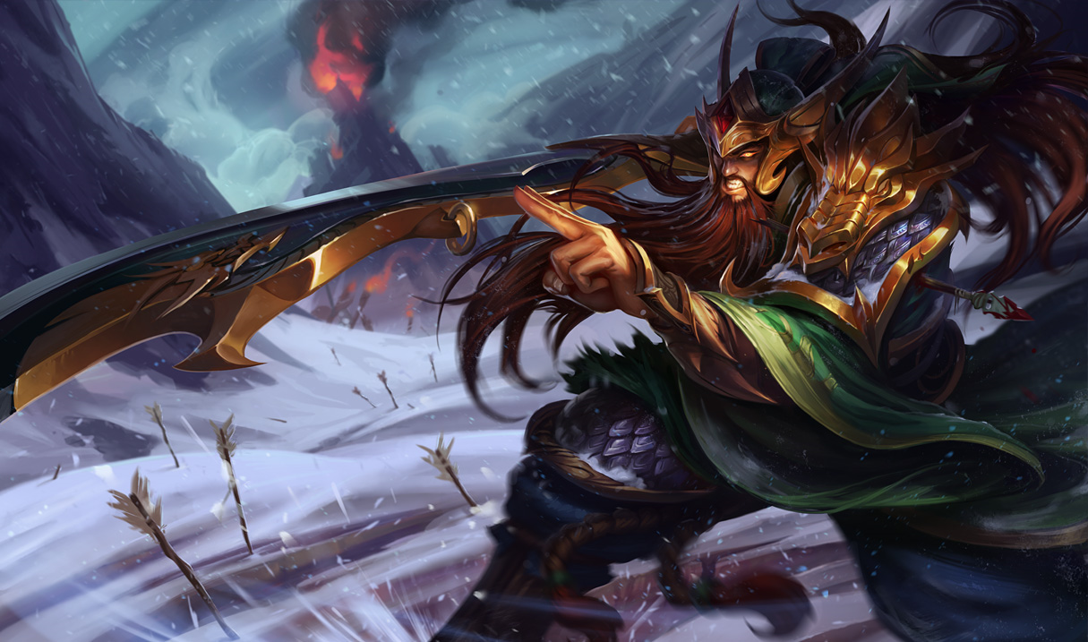 Dragonblade Riven - Skin Spotlight - Lunar Revel: Warring