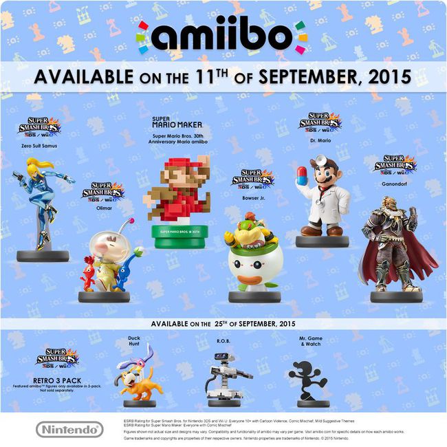 Nintendo's Upcoming Wave Of New Amiibo Scheduled For September And ...