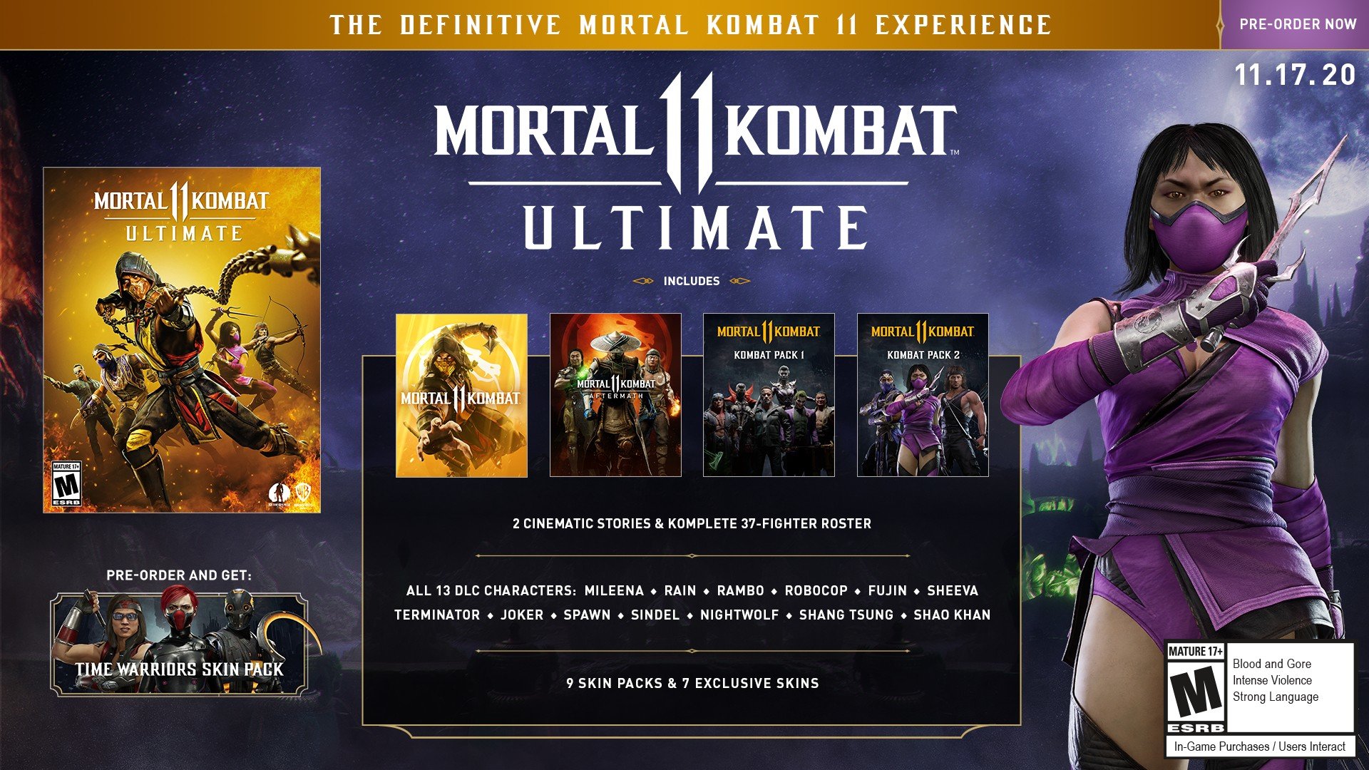 Mortal Kombat 11 Kombat Pack 2 Adds Mileena and More