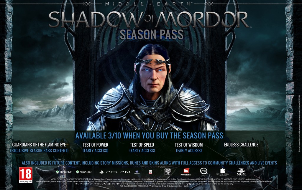 Middle-earth: Shadow of Mordor Windows, XONE, X360, PS4, PS3 game