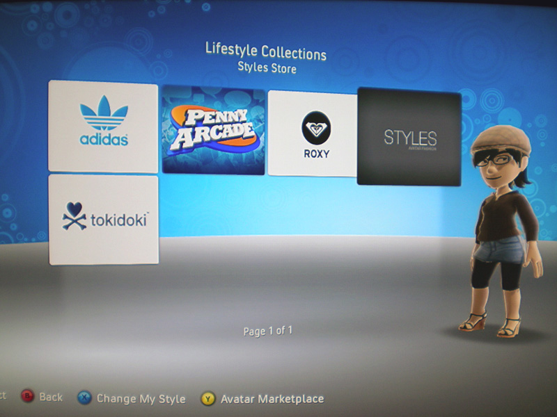 xbox 360 avatar store