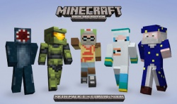 Minecraft' Xbox 360 DLC features 40 new skins, including 'Splosion Man and  Covenant Grunt - Polygon