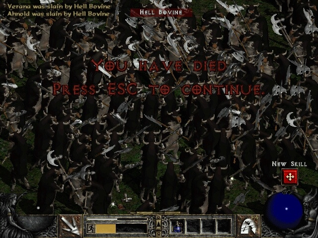 diablo 2 cow level not working