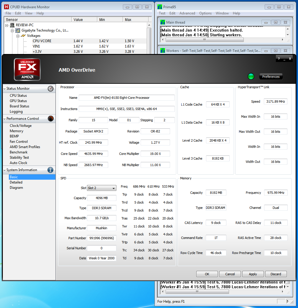 Test Setup, Benchmarks & Overclocking Gigabyte 990FXAUD5 Motherboard