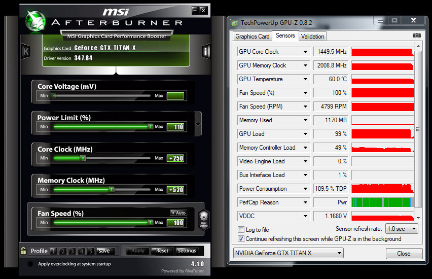 Titan x overclock sales
