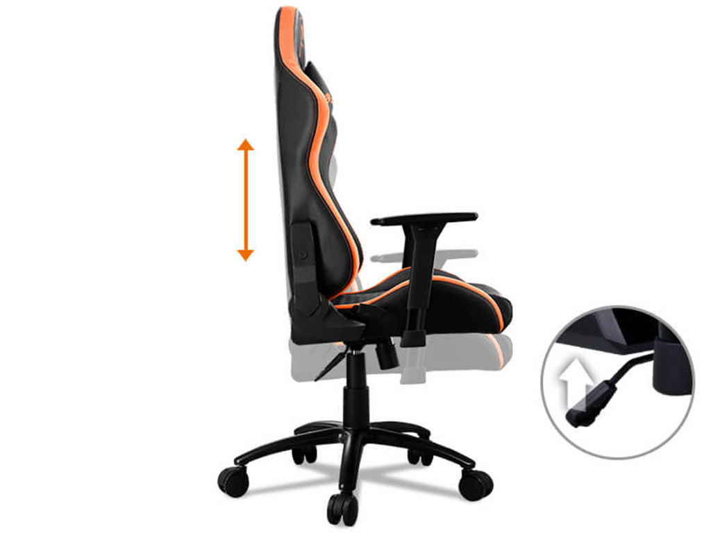 Cougar Armor Gaming Chair Black Orange