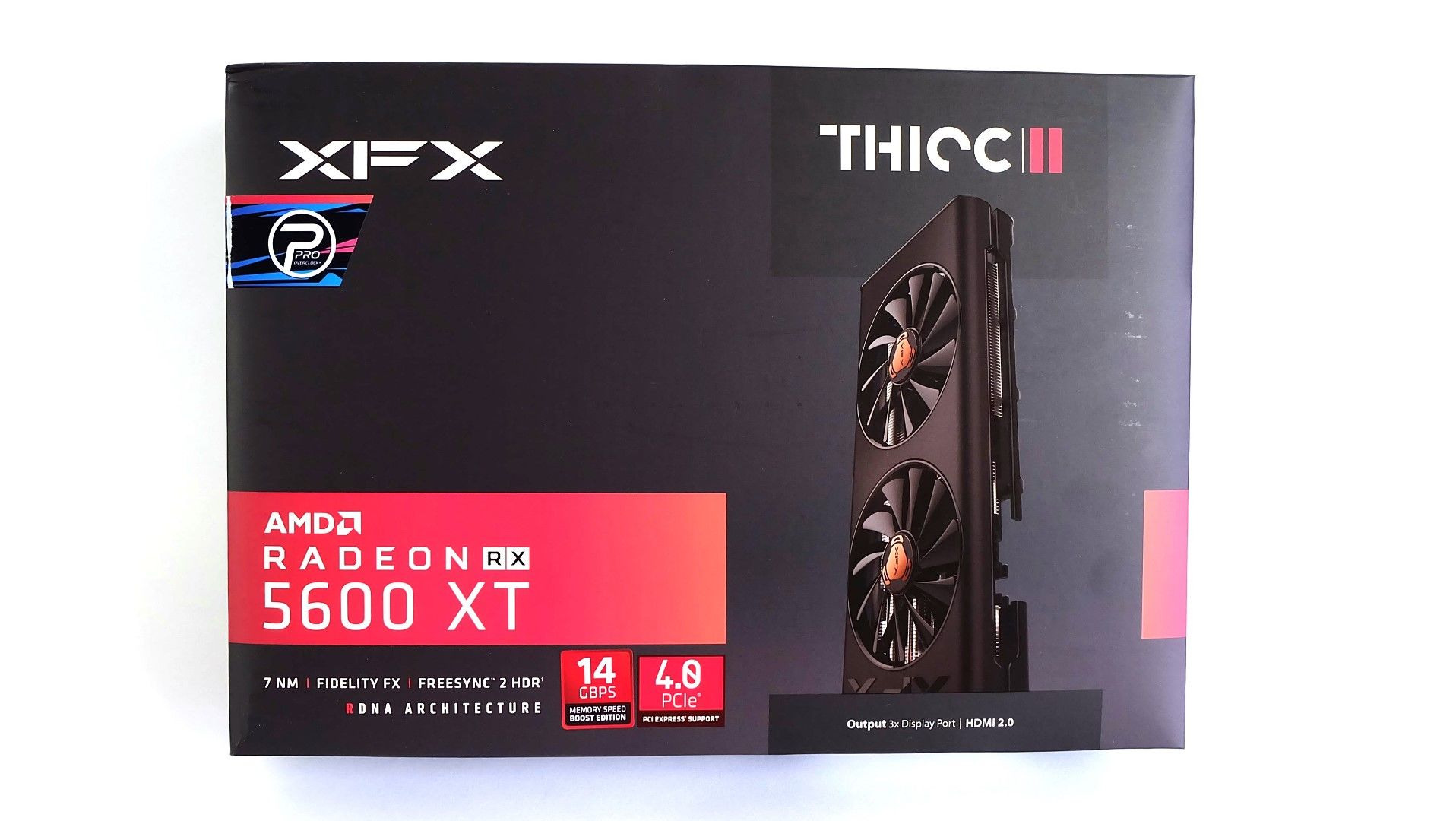 Xfx amd radeon rx 5600 xt 14gbps discount 6gb gddr6 thicc ii pro