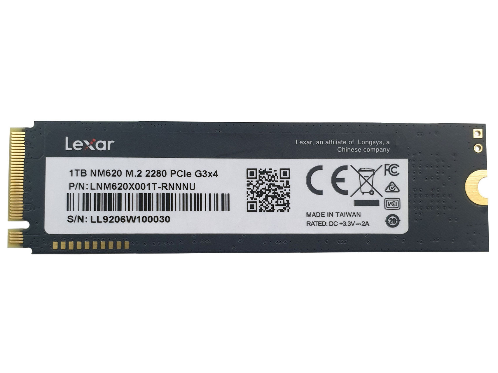 Lexar® NM620 M.2 2280 NVMe SSD