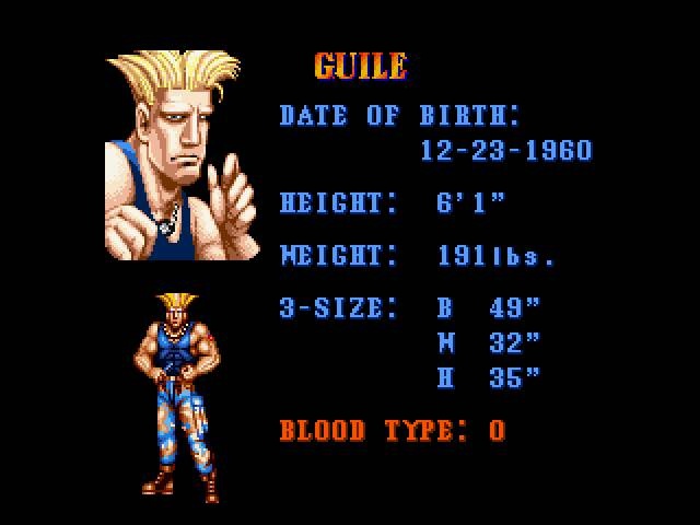 Street Fighter II Turbo Hyper Fighting (SNES) - Guile 