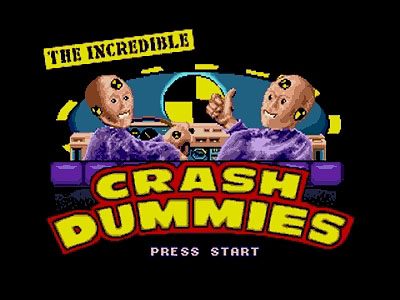 the incredible crash dummies nes