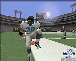 N64TH STREET — Moss receives spears in stereo in Madden NFL 2001