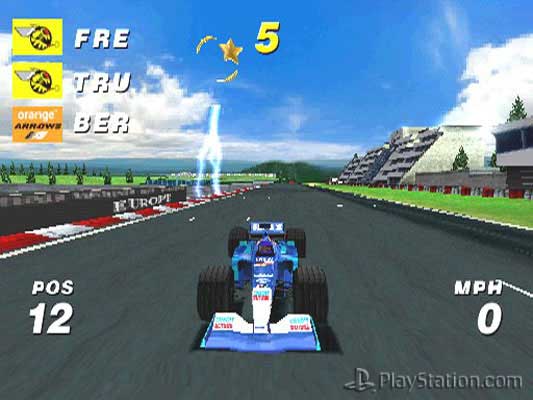 Formula one arcade sales ps1