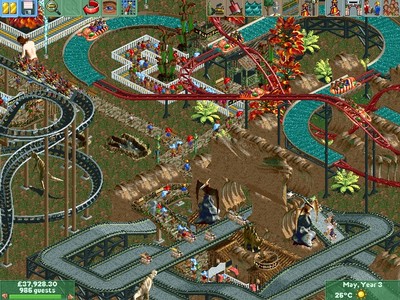 RollerCoaster Tycoon 2: Time Twister Review - GameSpot