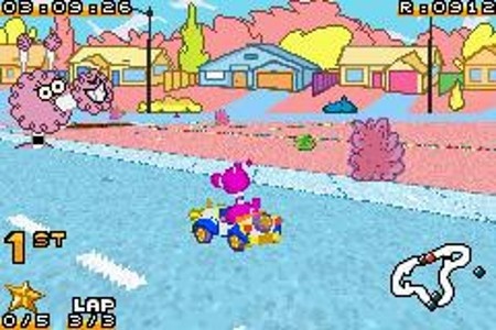 Cartoon Network Speedway GBA 2 player 