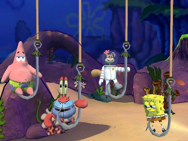 SpongeBob SquarePants Lights Camera Pants Box Shot for GameCube   GameFAQs
