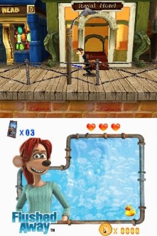 flushed away ds