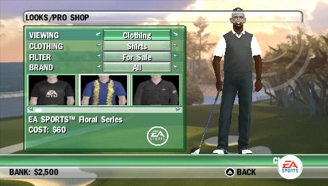 tiger woods pga tour 12 pc clothes