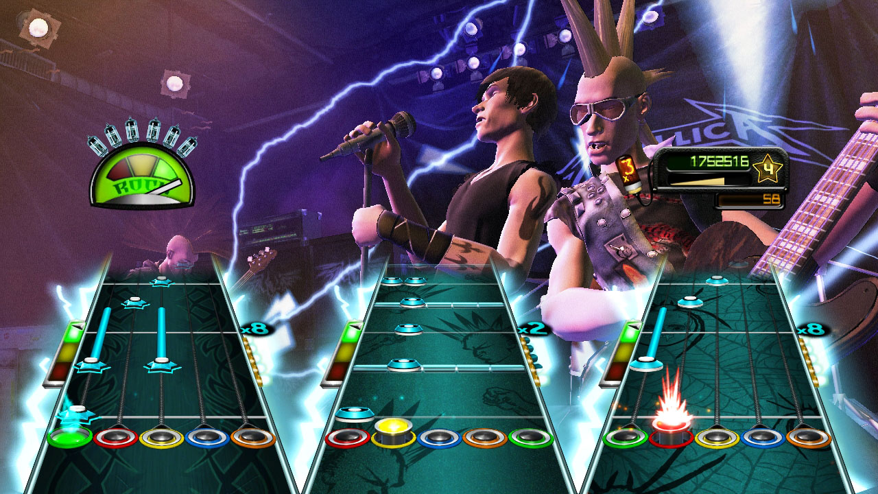 guitar hero metallica full band