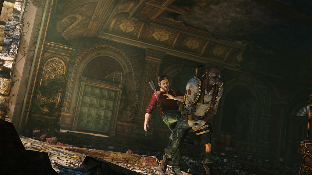 Uncharted 3: Two Tense Looking Screenshots