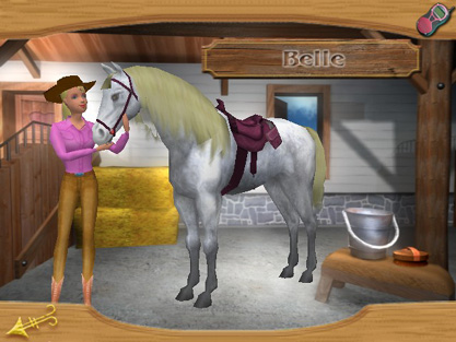 barbie horse ranch