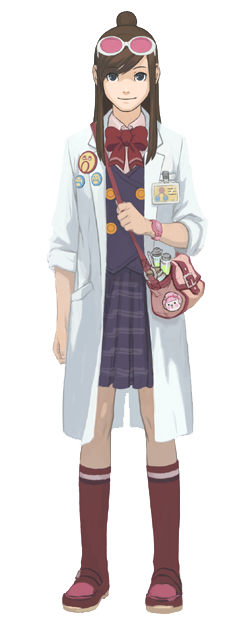 Ace Attorney Wiki - Ema Skye, HD Png Download - kindpng