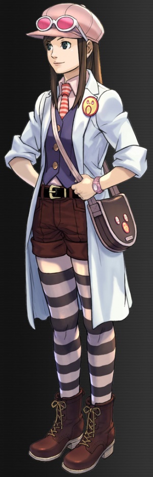 Ace Attorney Wiki - Ema Skye, HD Png Download - kindpng