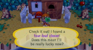 Four-Leaf Clover - Animal Crossing Wiki - Neoseeker