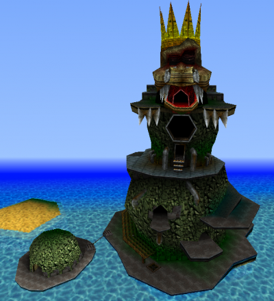 K. Rool's Mobile Island Fortress - Donkey Kong Wiki - Neoseeker