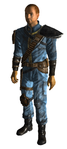 Armored Vault 101 Jumpsuit - Fallout Wiki - Neoseeker