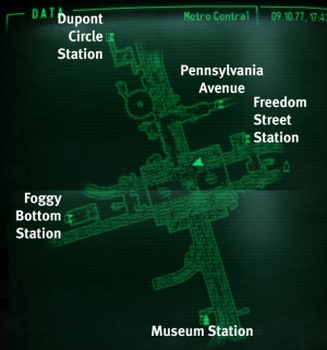 I decided to map the underground system of downtown DC (Fallout 3) -  Description in comments : r/Fallout