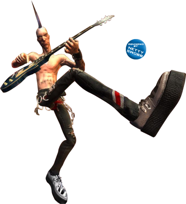 guitar hero johnny napalm action figure