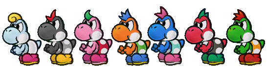 Yoshi Egg Colors