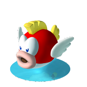 link's awakening cheep cheep figure