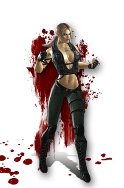 mortal kombat sonya blade see through top