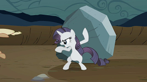 my little pony applejack being fought