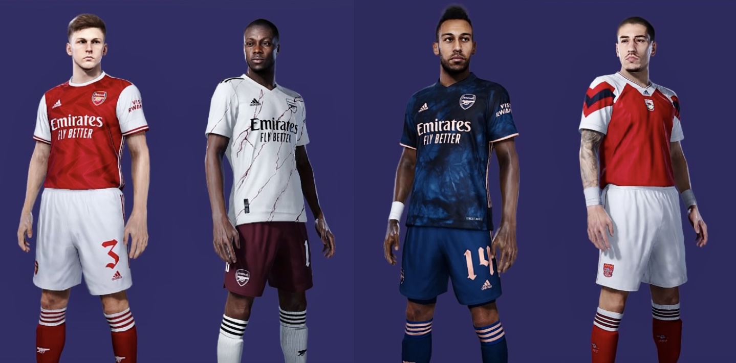 Arsenal kit cheap pes 2017