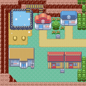 Pokemon Emerald :: Map of Team Magma's Jagged Pass Base