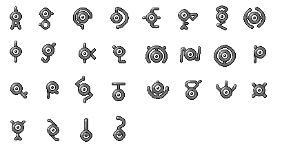 Unown Ancient Origins, Pokémon