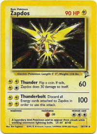 Zapdos, Wiki Pokédex