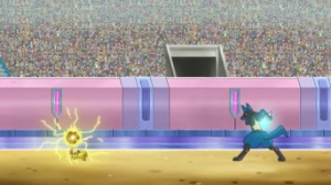 lucario vs pikachu